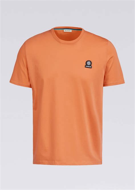 Sandbanks Badge Logo T-Shirt - Coral