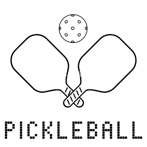 Pickleball Paddle Vector at Vectorified.com | Collection of Pickleball ...