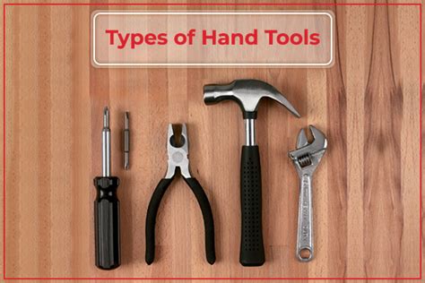 Hardware Tools With Their Name