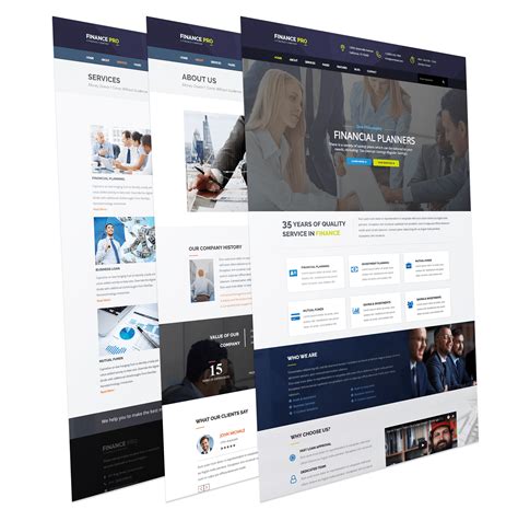 financepro finance  business joomla template
