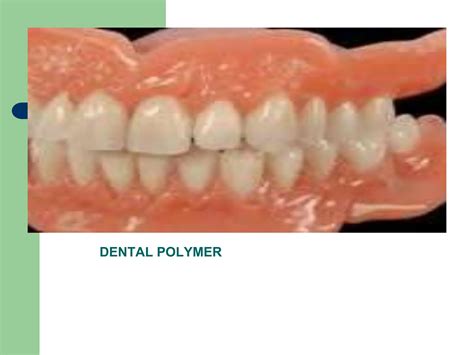 lect dental polymersppt including heat  cold