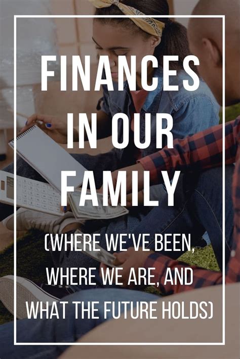 finances   family  weve
