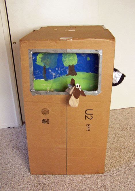 The top 20 Ideas About Diy Puppet theater Cardboard Box - Home, Family ...