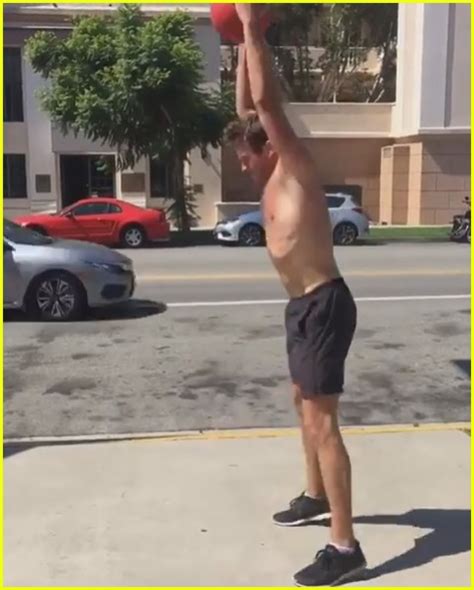 Full Sized Photo of armie hammer posts video from his shirtless outdoor ...