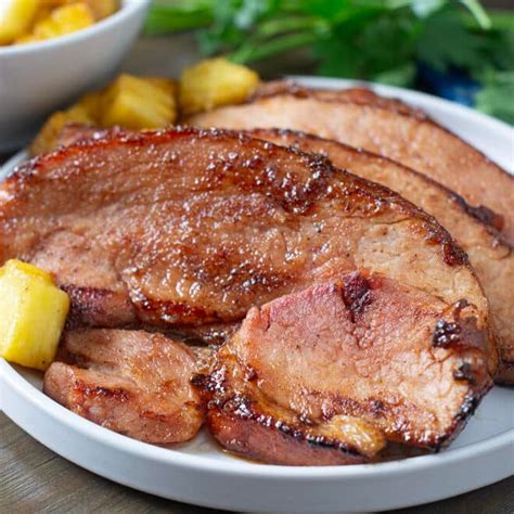 how to cook a ham steak