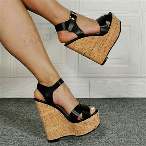 high heels  wedges