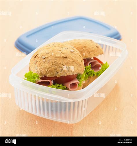 Healthy packed lunch Stock Photo - Alamy