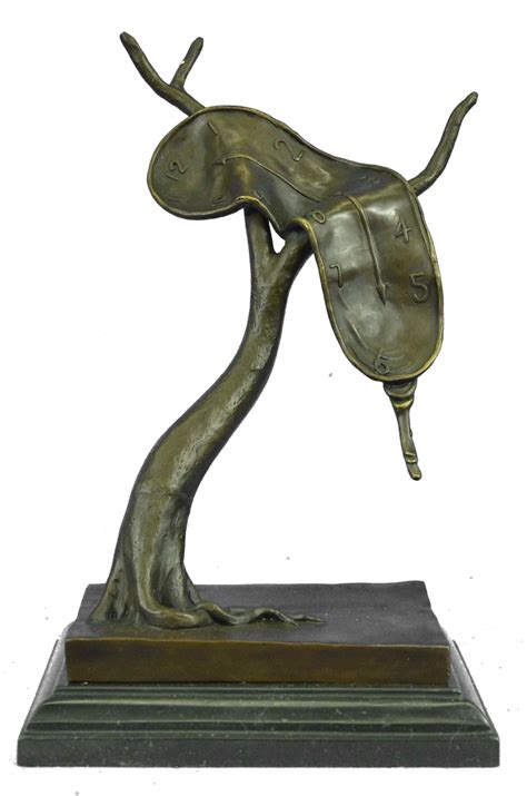 Abstract Modern Art Melting Clock Bronze Sculpture by Salvador Dali Bronze Gift | Modern art ...