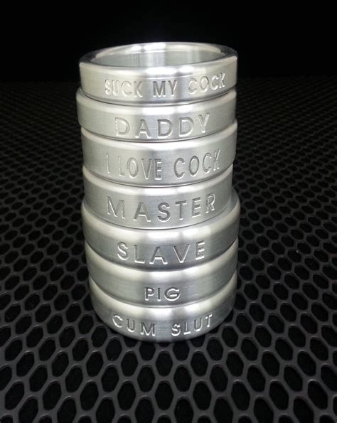 Custom Engraved Cockring Cock Ring, Personalized Penis Enhancer