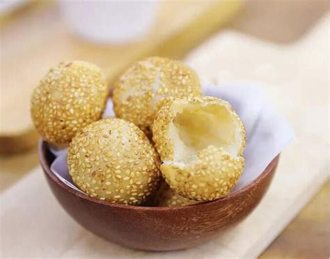 chinese sesame balls jian dui recipe recipe food recipes snacks