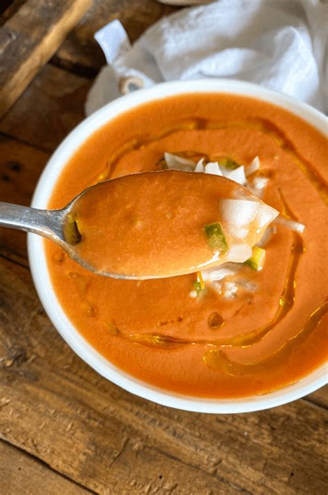 Authentic Spanish Gazpacho Recipe ¨Gazpacho Andaluz¨ Spain on a Fork