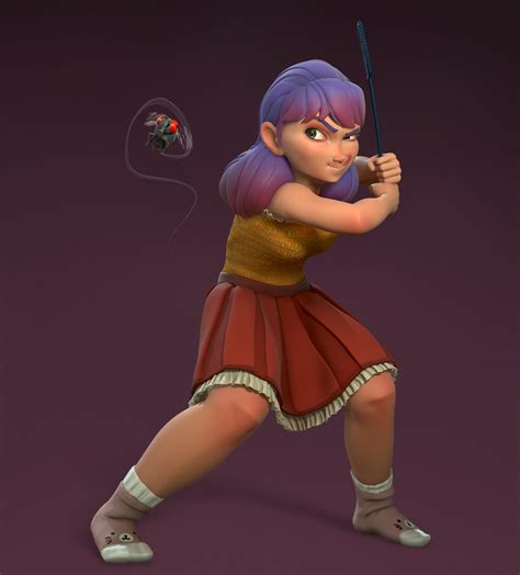ArtStation - fly girl rework