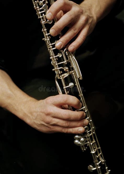 Oboe Musical Instrument of Symphony Orchestra. Stock Photo - Image of ...