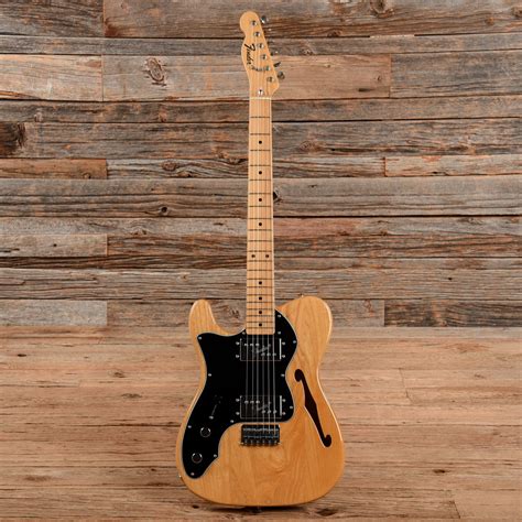 fender japan tn  thinline telecaster reissue natural  lefty