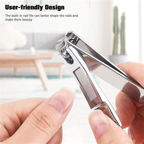FERYES Stainless Steel Nail Clipper Set - Sharp Fingernail and Toenail