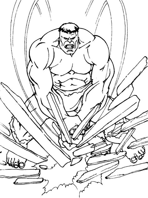 Desenho Do Hulk Para Pintar - Desenhos para colorir do Hulk - Dicas Práticas