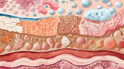 human body skin anatomy illustration premium ai generated vector