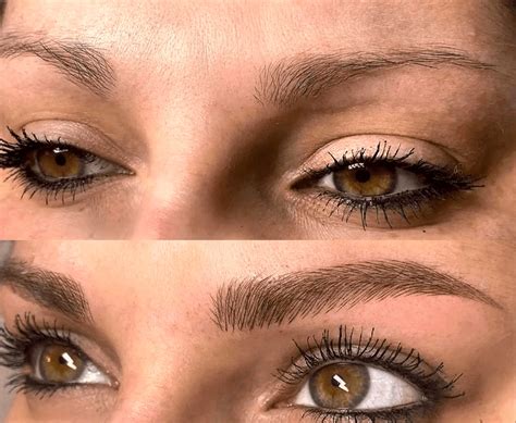 Before and After Eyebrow Microblading