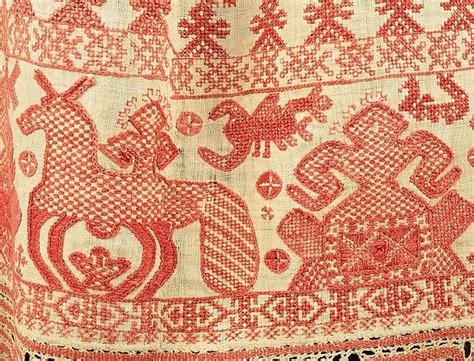 Apron | Russian | Ткачество, Художественные промыслы, Роспись ткани
