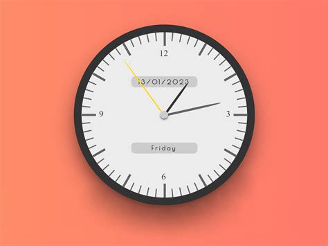 analog clock html code  website codepel