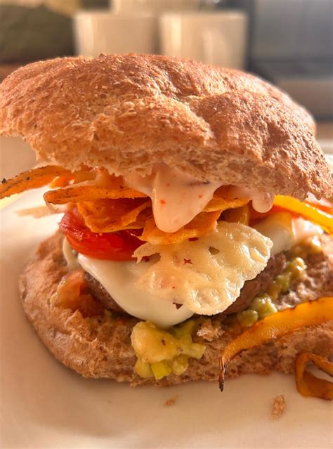 Recipe GalleryCheesy Nacho Burger Recipe. - Pinch of Nom