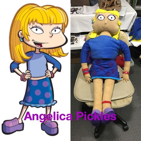 Plush toy comparisons: Angelica Pickles by zoomMF2005 on DeviantArt