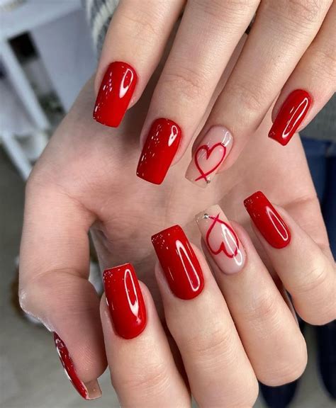 Modelos De Unhas Em Gel Vermelho - Unhas em Gel decoradas: 71 Ideias de Unhas delicadas e lindas – Dicas ...