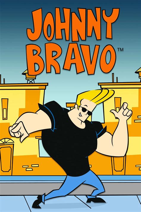 Download Johnny Bravo Doing A Vain Pose Wallpaper | Wallpapers.com