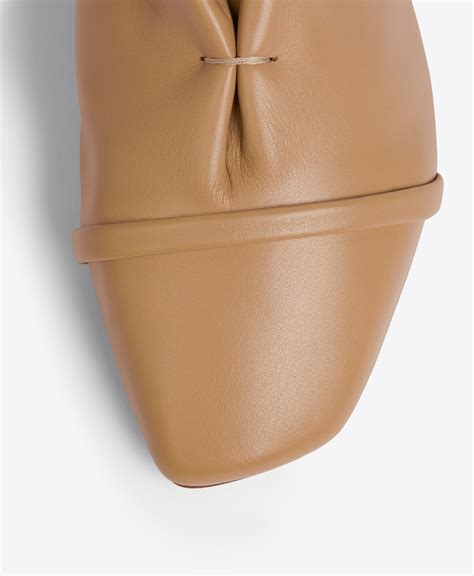 Jean Nude Leather Lace Up Loafers | Malone Souliers
