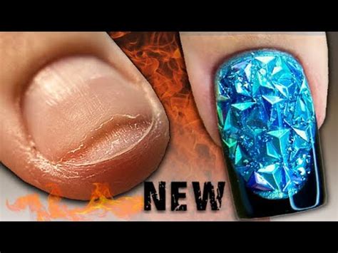 😱 ДВОЙНОЕ Наращивание 🔥 ХОЛОДНОЕ ПЛАМЯ на ногтях. Наращивание Ногтей на ...