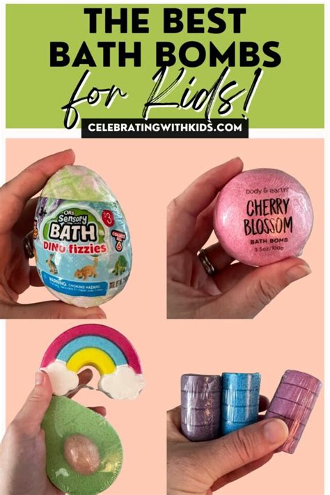 The best bath bombs for kids - Celebrating with kids