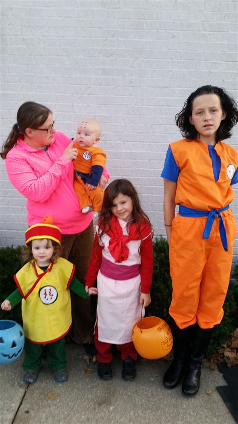 My family's dragonball themed costumes for this year. : r/halloween