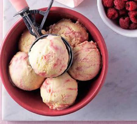 Raspberry Ripple Ice Cream Recipe | Shanila's Corner