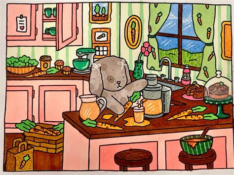 Bobbie Goods Cozinha Pintado - Bobbie Goods Kitchen 🥕🧸 | Ideias de bobbie goods pintado cozinha ...