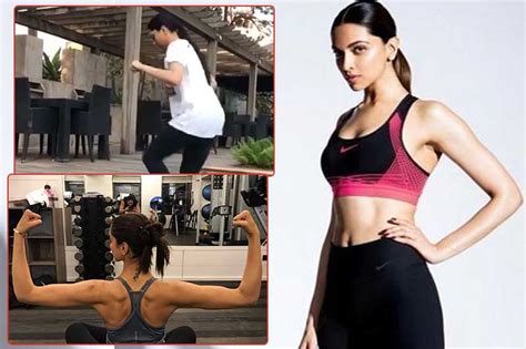 deepika padukones latest workout video  give  ultimate fitness goal