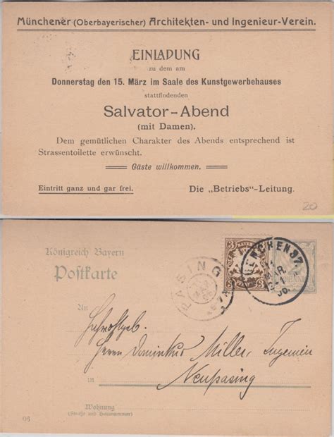 Bayern - 2 Pfg. Rauten Ganzsache priv. Zudruck München 37 - Neupasing