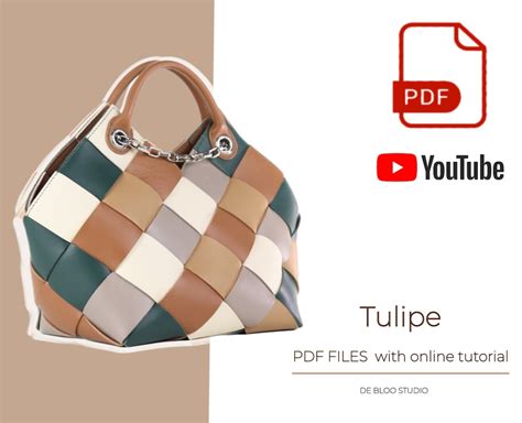 file bag pattern leather bag pattern digital pattern bag