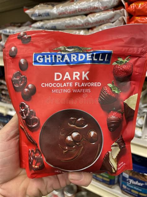Grocery Store Ghirardelli Chocolate Dark Mix Editorial Photo - Image of