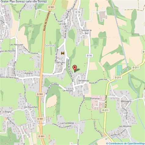 plan sonnaz carte ville sonnaz