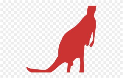 Footprint Clipart Kangaroo - Kangaroo Icon Red - Png Download (#130686 ...