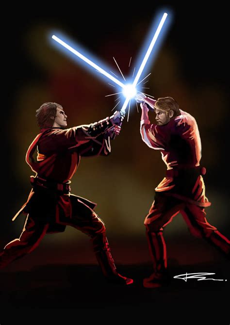 Anakin vs Obi-wan Revenge of the Sith by igor-frankenstone on DeviantArt