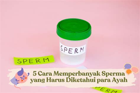 5 Cara Memperbanyak Sperma yang Harus Diketahui para Ayah
