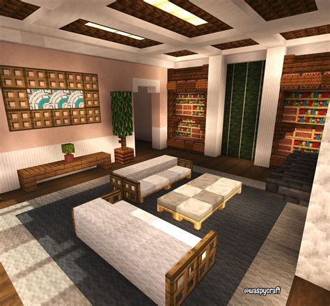 Pin on mc | Minecraft living room, Living room in minecraft, Easy ...