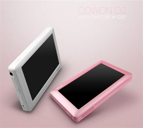 cowon announces   portable media players techcrunch