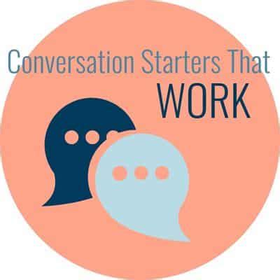 conversation starters  work great practice design