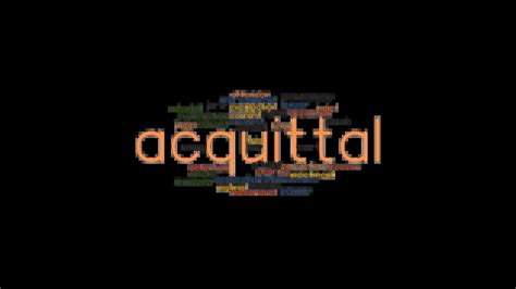acquittal synonyms  related words    word