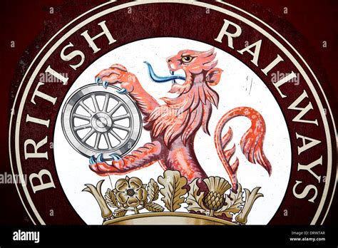 Old british railway logo uk hi-res stock photography and images - Alamy