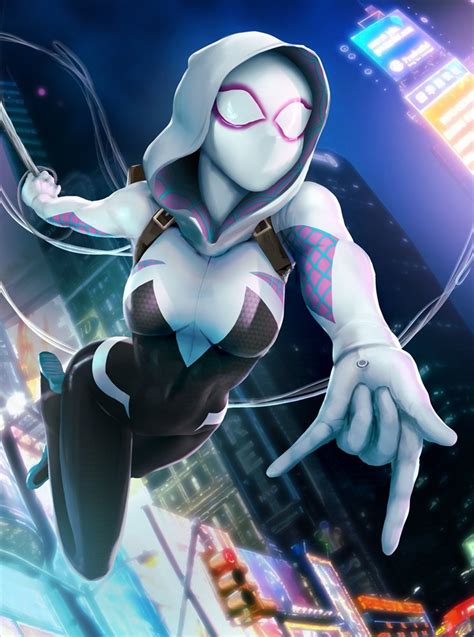 My Spider-Gwen fan art : r/Spiderman