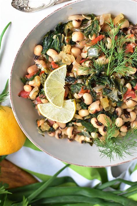 black eyed peas and greens recipes