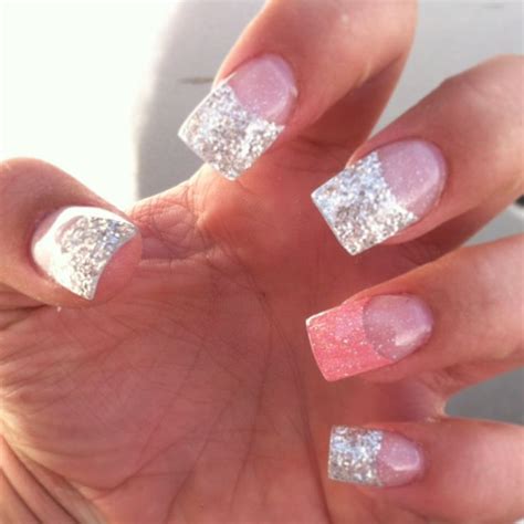 Gel Acrylic Colored tip nails | Colored acrylic nails, Beauty nails ...